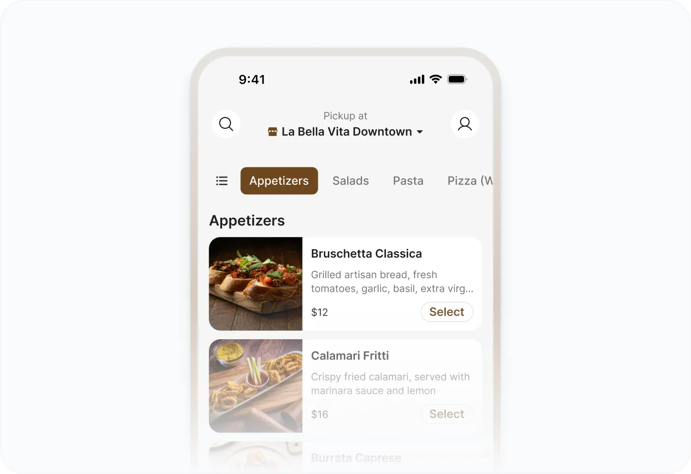 Mobile App Ordering
