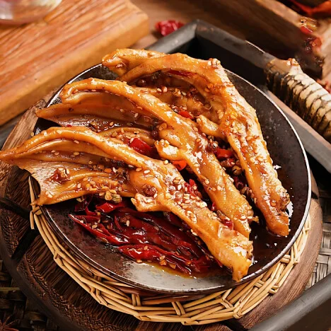 A plated Chinese braised dish