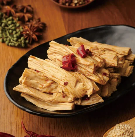 Sliced Chinese braised food ready to serve